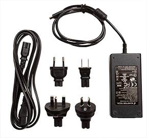 Adaptador AC e Kit de cabo internacional